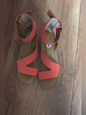 Franco Sarto Coral Strappy Ankle Sandals